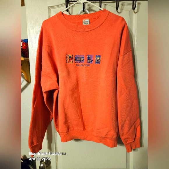 Dallas Texas Sweatshirt Size XL Not New Vintage - Picture 1 of 6
